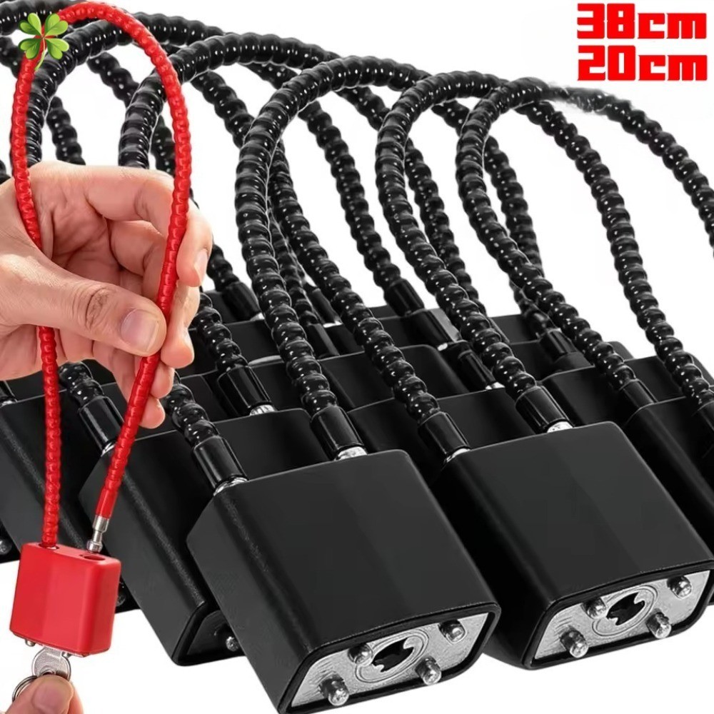Cadeado Anti-Roubo Para Armários Mala Capacetes Portátil Multifuncional Bloqueio De Cabo De Aço Com 3 Chaves