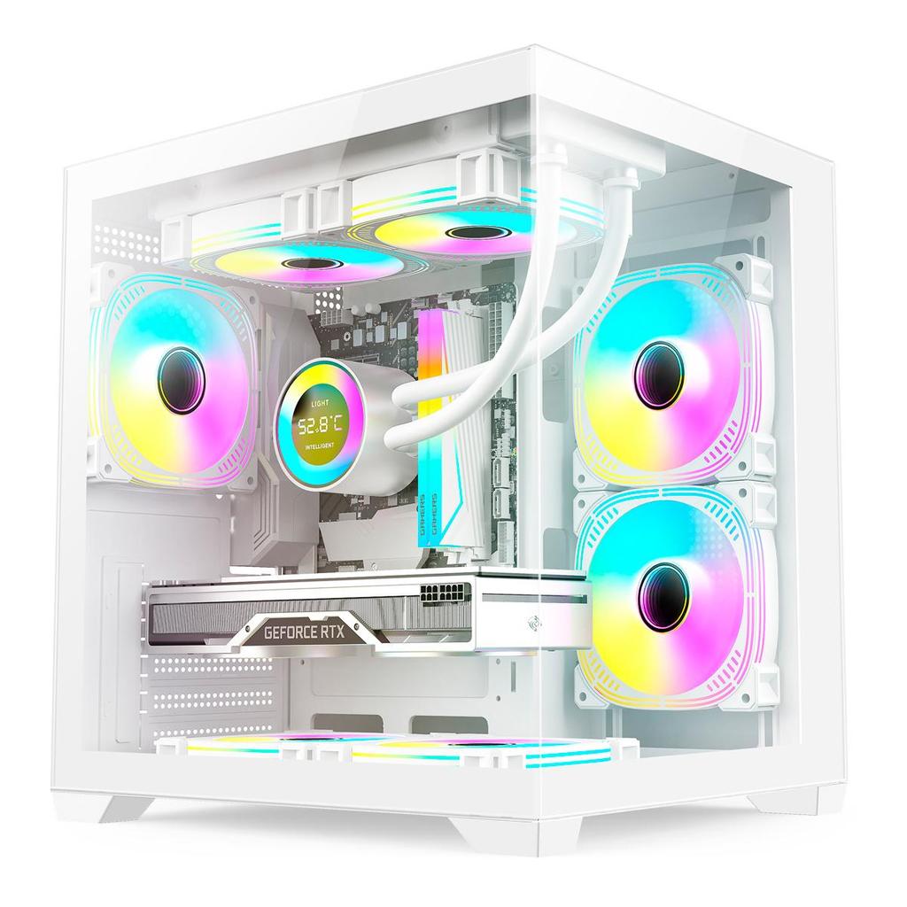 Gabinete Duex DXGA275WH, Mid Tower, Branco, Sem Fonte, Sem Fans, DXGA275WH