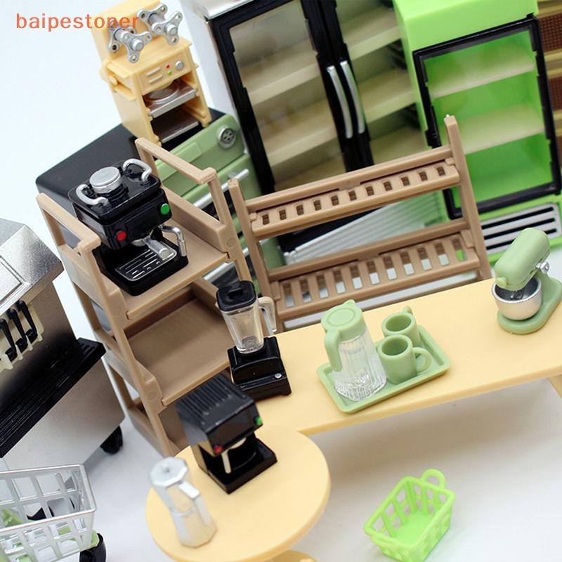 [baipestoner] 1 : 12 Casa De Bonecas Em Miniatura Grade Espaço Mini Espremedor Suprimentos Cozinha Cena Modelo Decoração