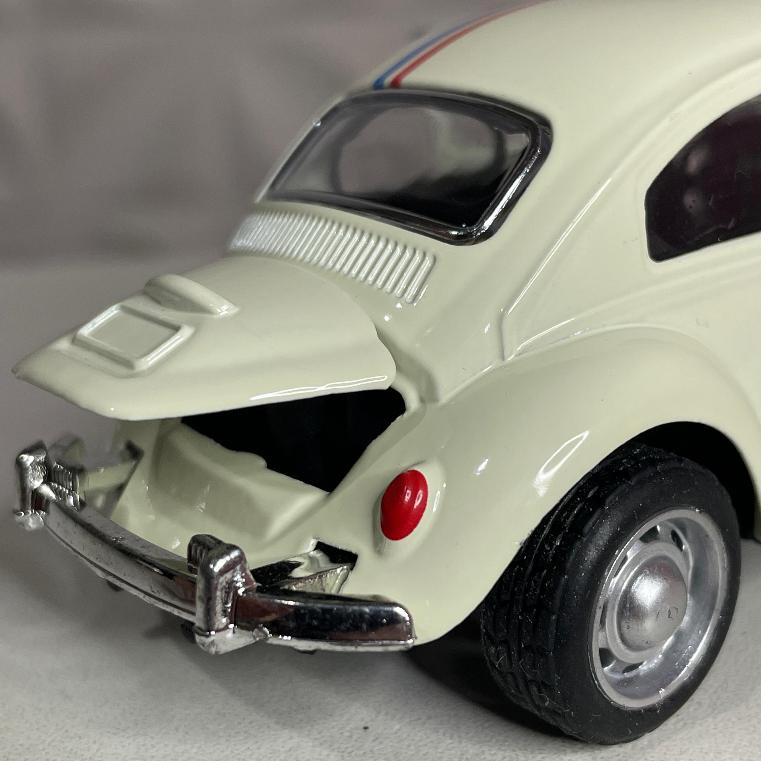 Miniatura Fusca Herbie 1:32 | Abre as Portas | Carrinho Colecionável de Metal 🏁