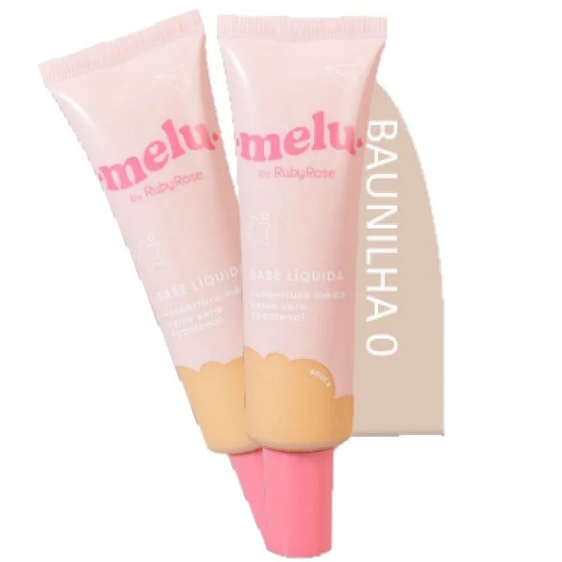 BASE LIQUIDA-MELU  RUBYROSE - BAUNILHA 0