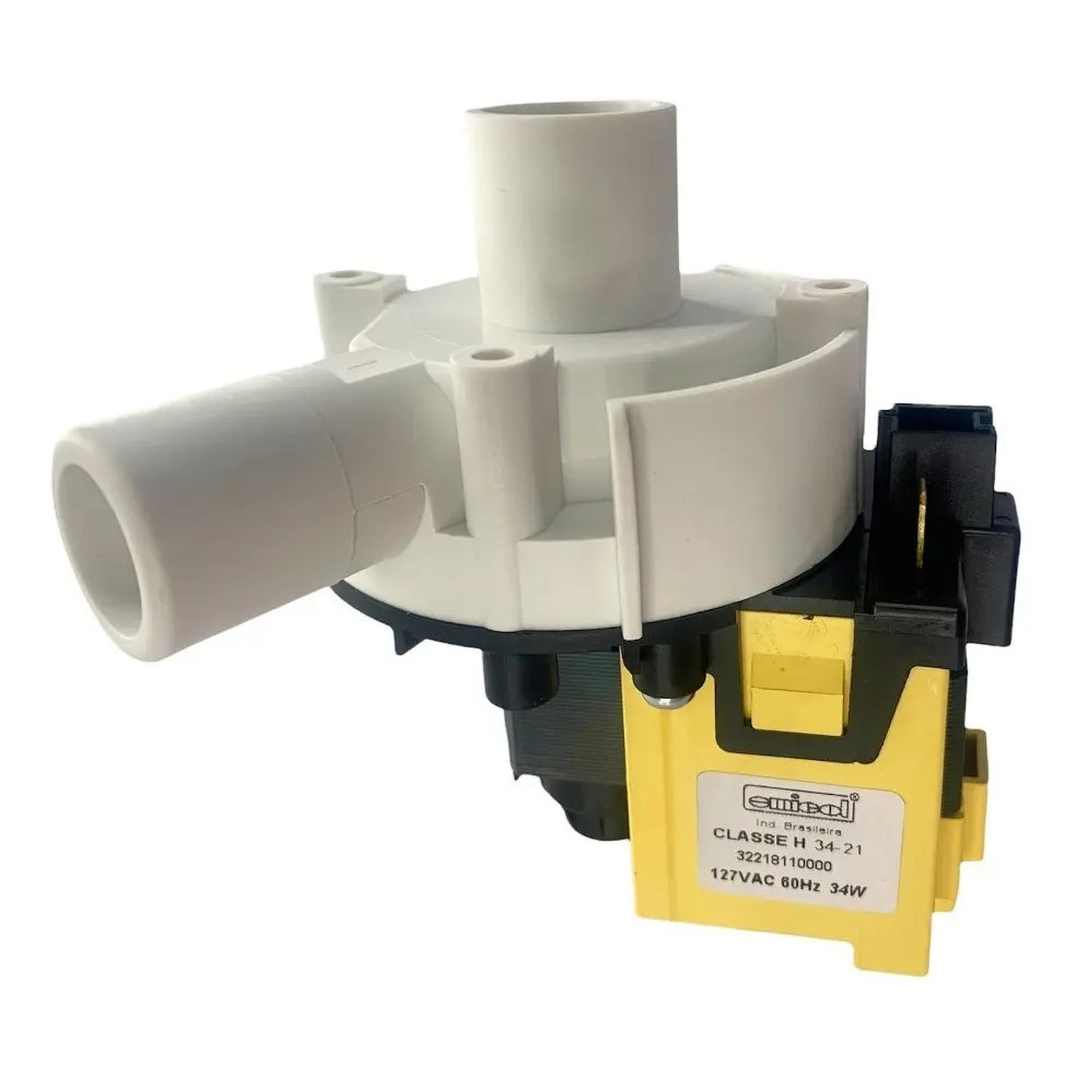 ELETROBOMBA 127V UNIVERSAL PARA MAQUINA DE LAVAR  BRASTEMP/CONSUL  -BWQ24-BWB08-BWL11 (DEMAIS MODELOS NA DESCRIÇAO)