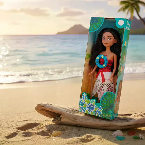 Boneca Princesa Moana Musical Com Acessório Articulado E Musical