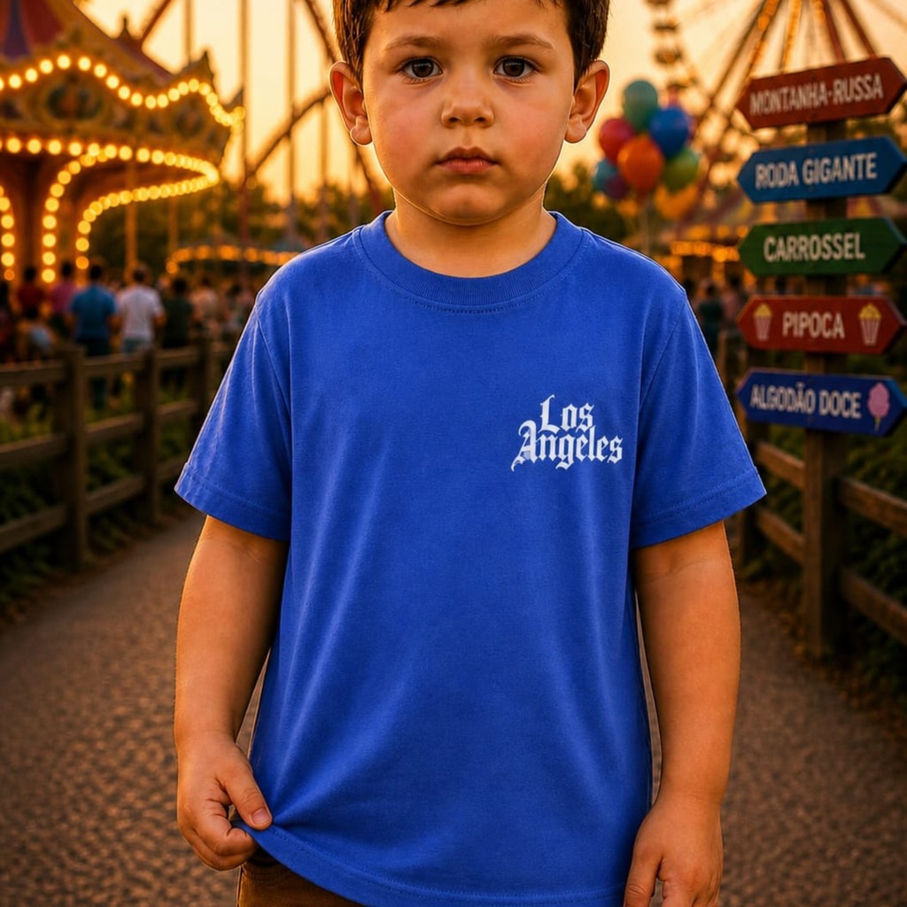 Camiseta Infantil Básica Casual Unissex Personagem Confortável Moda Escola Passeio Estilosa Atual Premium Compacta