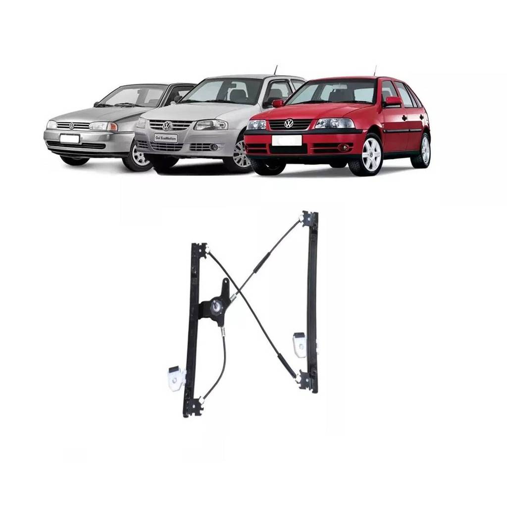 MAQUINA DE VIDRO MANUAL GOL PARATI SAVEIRO G2 G3 G4 ESQUERDO