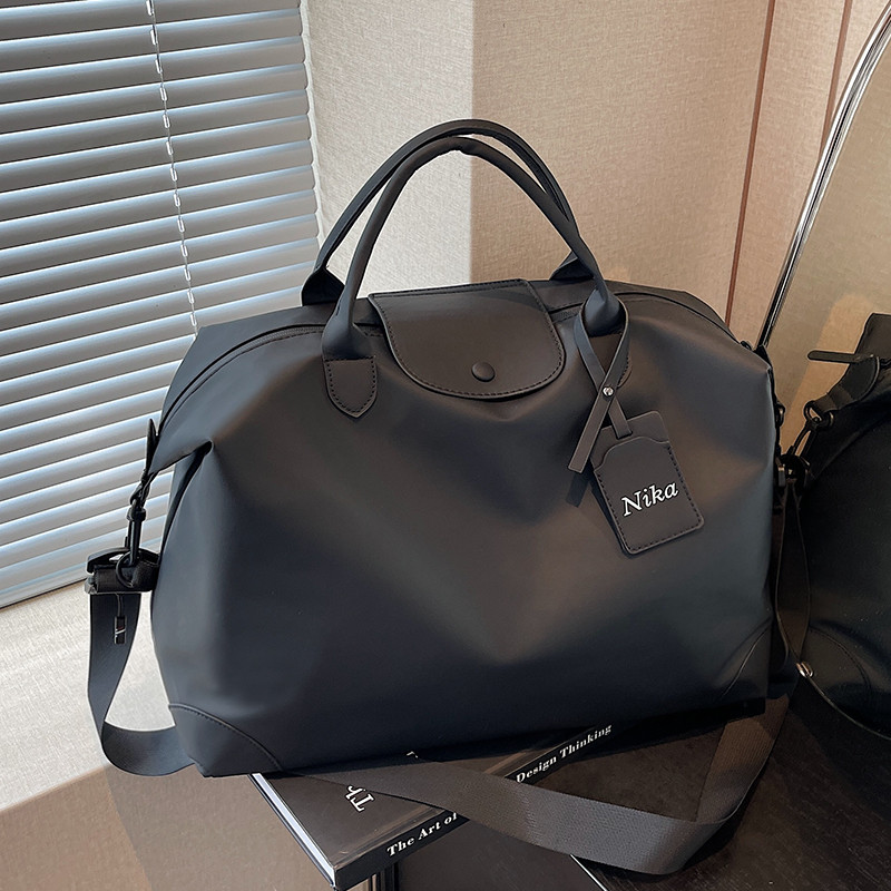 Bolsa de viagem para viagem de curta distância, grande capacidade, feminina, portátil, leve, bagagem de viagem, academia