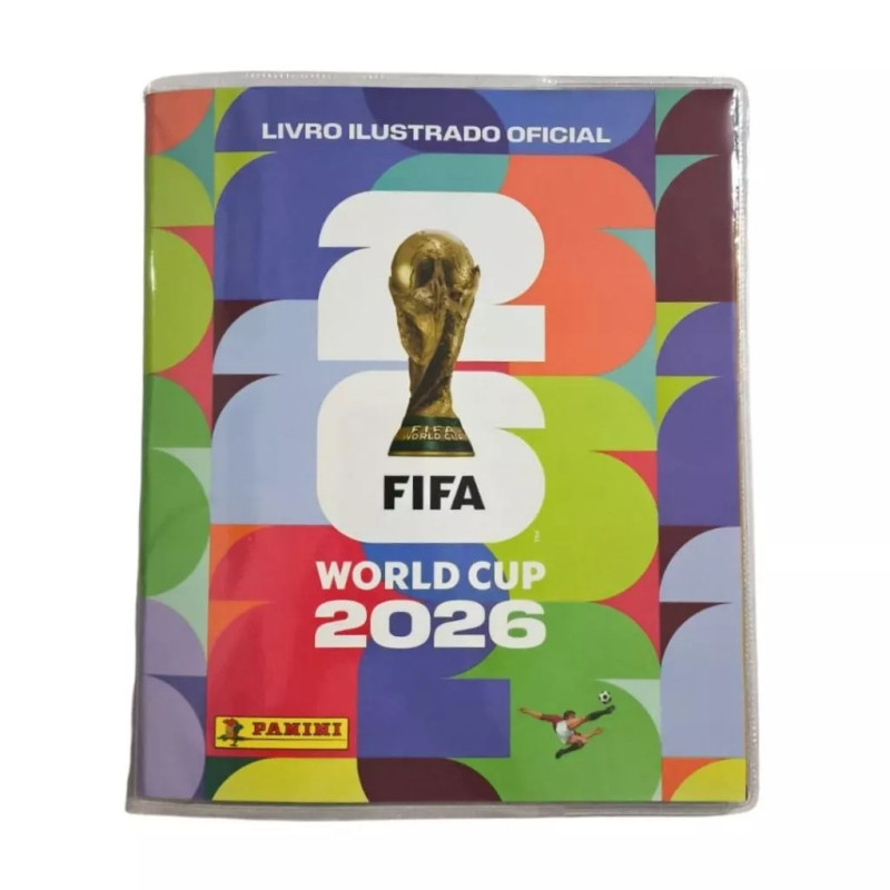 Capa Plástica Protetora para Álbum da Copa do Mundo Brochura