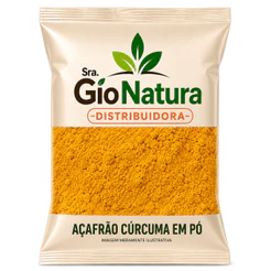 Açafrão Cúrcuma em Pó Puro Premium 2kg 1kg 500g 300g 250g com laudo