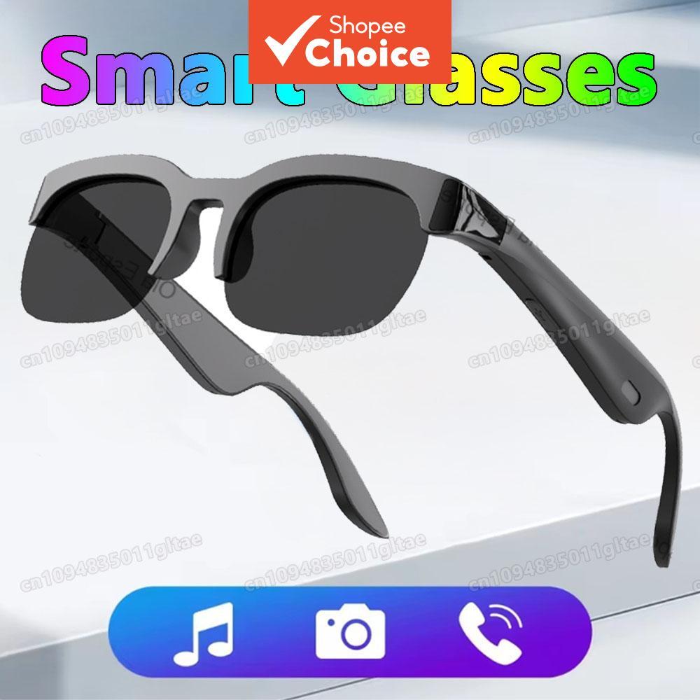 Óculos de Controle de Câmera Novos 2026, Óculos de Sol de Música com Fones de Ouvido Bluetooth Sem Fio, Chamada