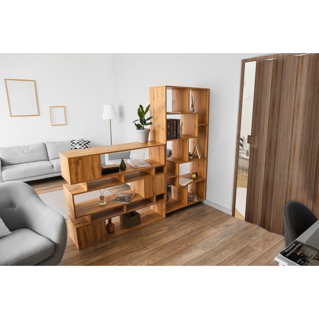 Porta Sanfonada de PVC 210x72cm Permatti Imbuia Imbuia