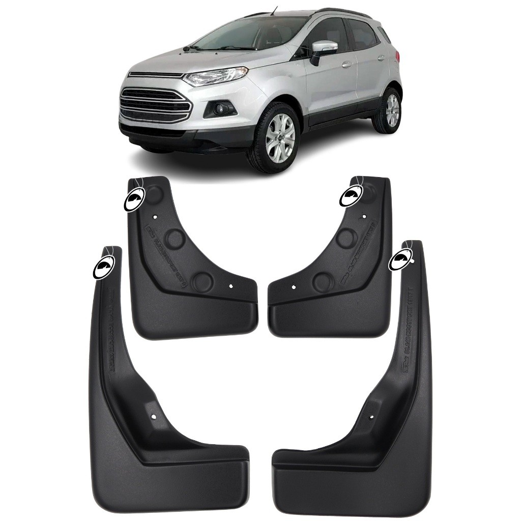 Jogo Apara Barro Protetor Lameira Flap Ford Ecosport 2013 a 2017