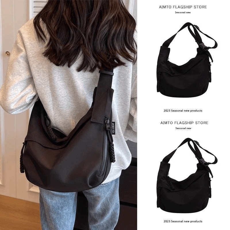 bolsa transversal feminino bolsa feminina Bolsa Bolinho saco feminino 2026 novo estilo esportes lazer Oxford pano bolsa