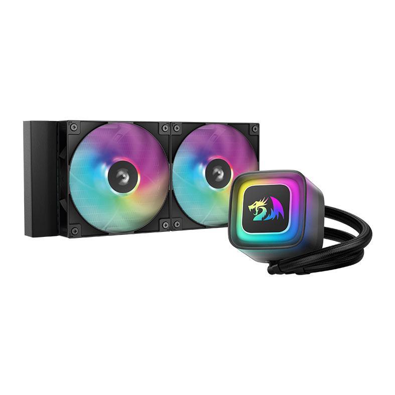 Water Cooler GamerStorm X Redragon LE240 RD, RGB, 240mm, Preto, R-LE240RD-BKAMMN