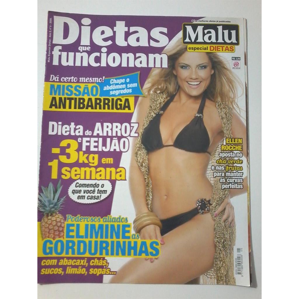 Revista Dietas Que Funcionam nº 05 Ellen Rocche 2008 autor Revista Dietas  - Ellen Rocche