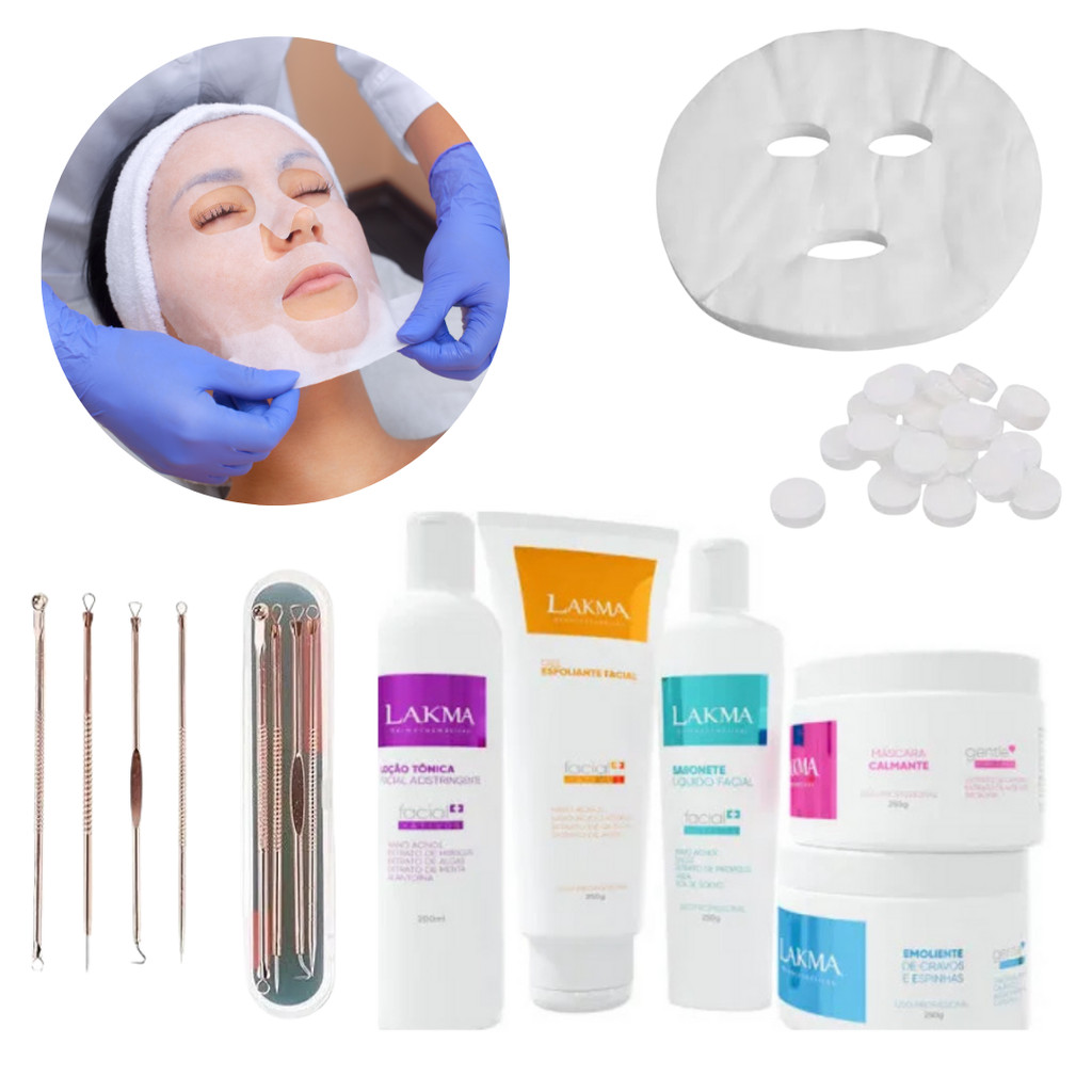 Kit Limpeza De Pele Profissional Completo Estética Lakma La Vertuan Belvittà