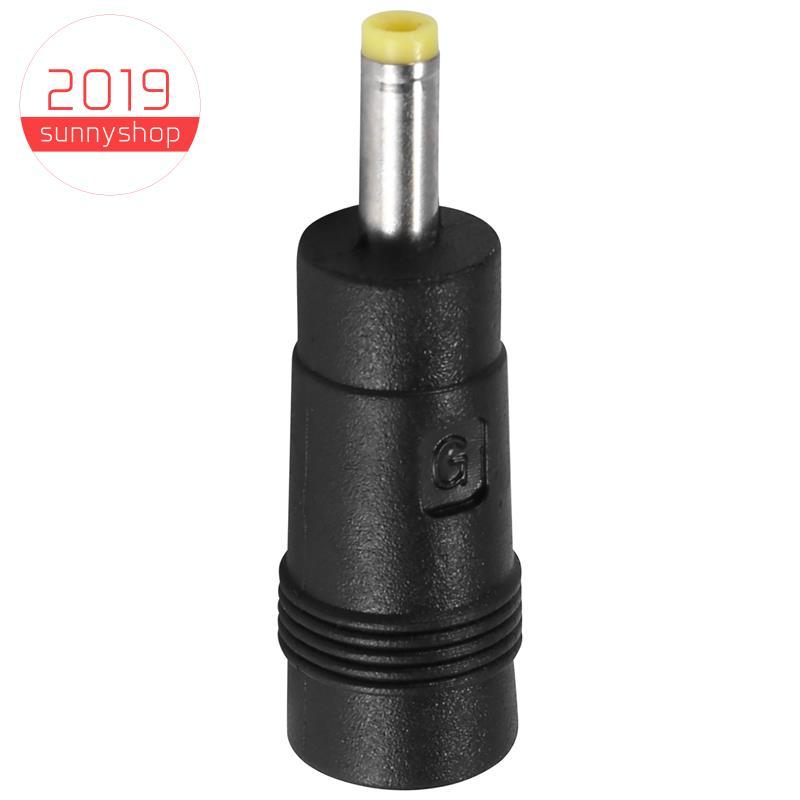 [Bestseller S] Ponta Amarela 4.0x1.7 mm Plugue Macho Para 5.5x2.1mm Fêmea Jack Conector De Alimentação DC Preto