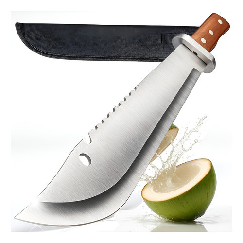 Facão Rural Camping Trilha Pesca Corte Mato Galhos Cana 48cm