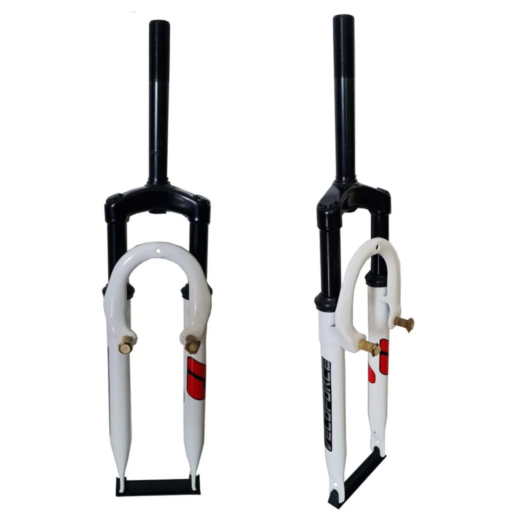 Garfo Suspensão Bike Aro 26 Rosca 25,4mm x 21,1mm Espiga 180mm Amortecido MTB