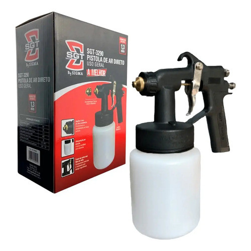 Pistola de Ar Direto Uso para Compressores 650ml SGT3290 Sigma
