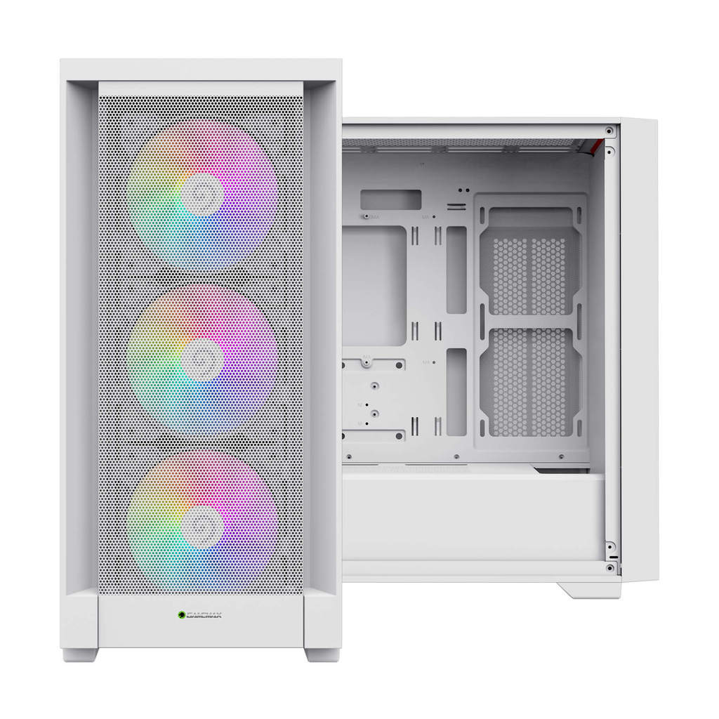 Gabinete Gamer Gamemax Defender MB WH, m-ATX, Vidro Temperado, Sem Fan