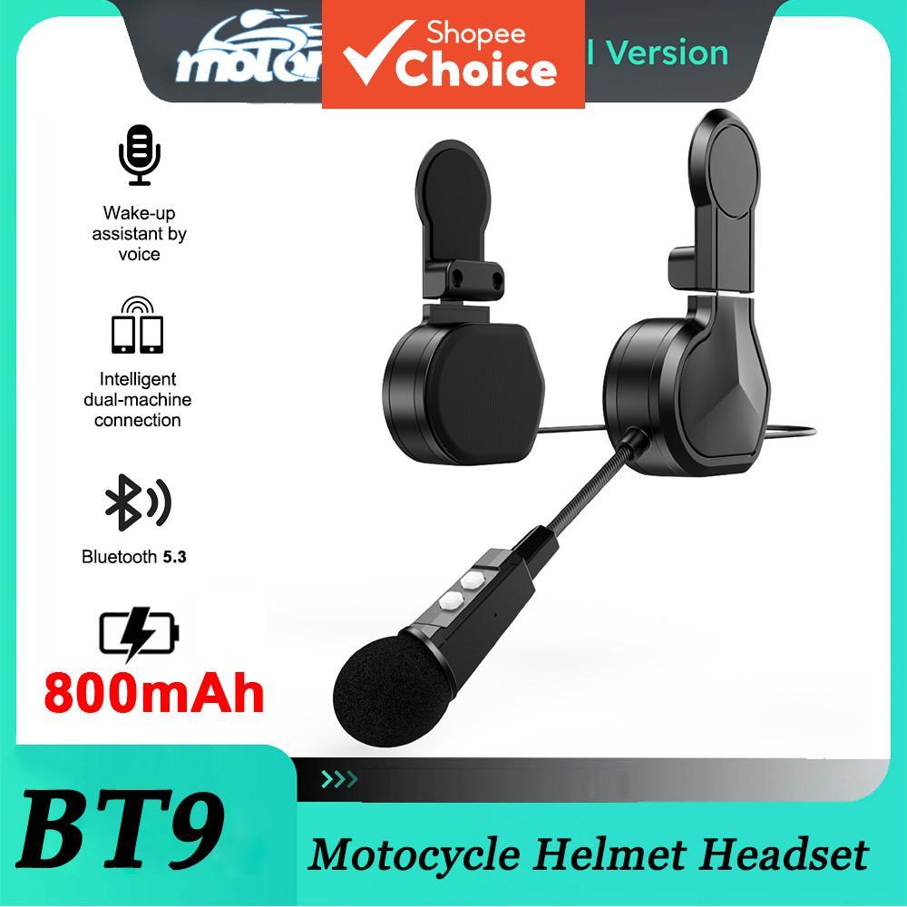 Fone De Ouvido Para Capacete Bluetooth Motocicleta Com Reprodutor De Música Sem Fio Clipe