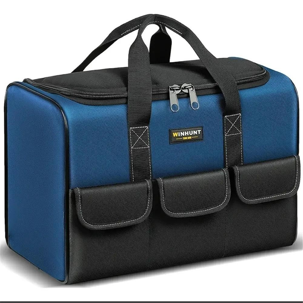 Nova Bolsa de Ferramentas com 30% Mais Capacidade, Impermeável, com Múltiplos Compartimentos, Organizador de Ferramentas