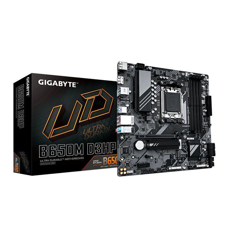 Placa Mãe GIGABYTE B650M , AM5, DDR5, Micro ATX, B650MD3HPAX