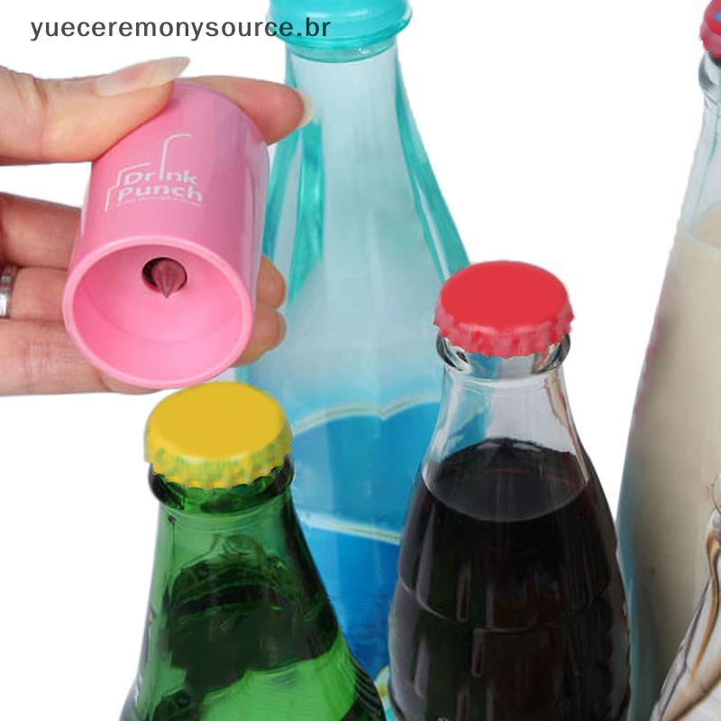 # yuece 1 Pçs Mini Broca De Água Abridor De Garrafa Ferramentas Bebida Perfurador Capa Buraco Para Palha Festa Cor Aleat