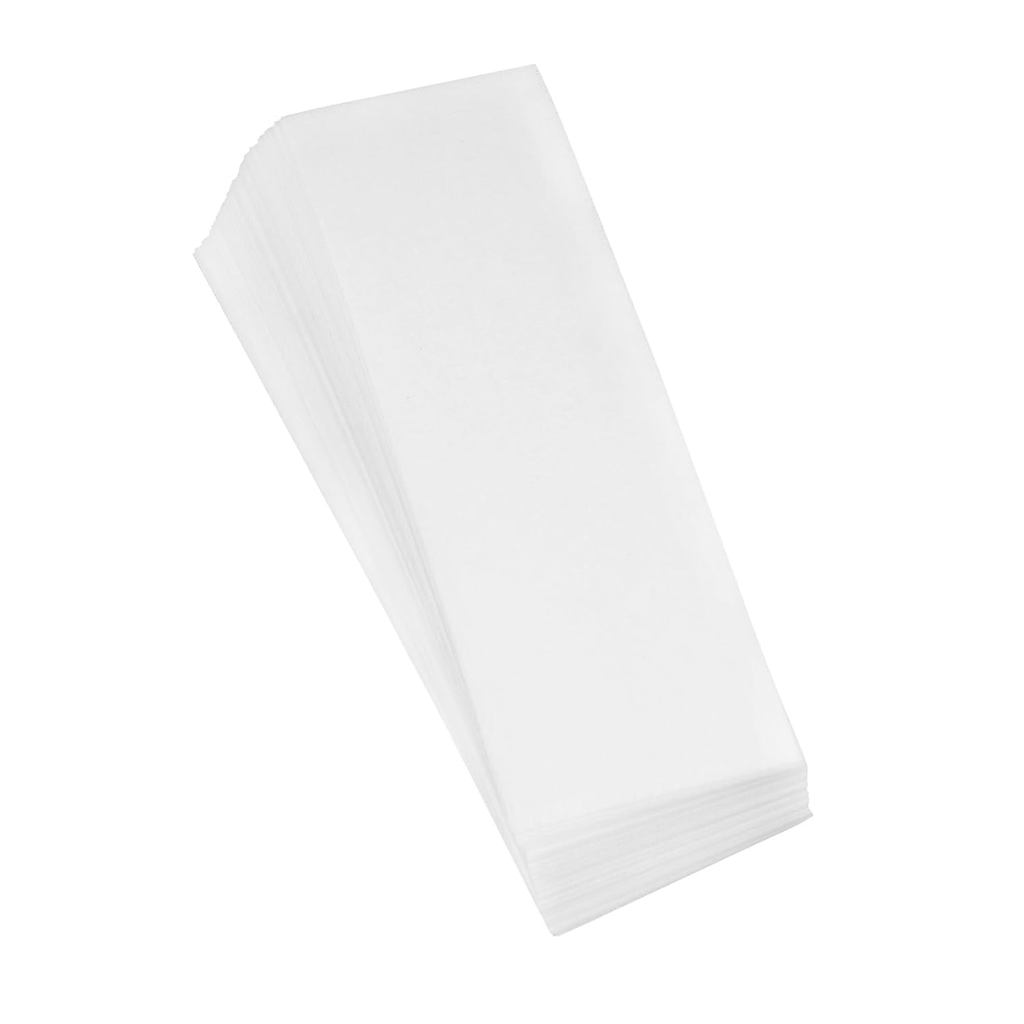 Ferramenta Profissional Descartável para Remoção de Pelos, Papel Depilatório de 20cm x 7cm, Epilador de Papel Não Tecido