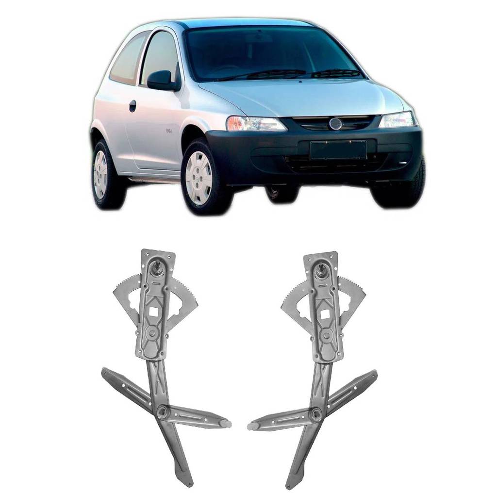 Par Maquina Vidro Manual Celta 2000 2001 2002 2003 2004 2006 2p