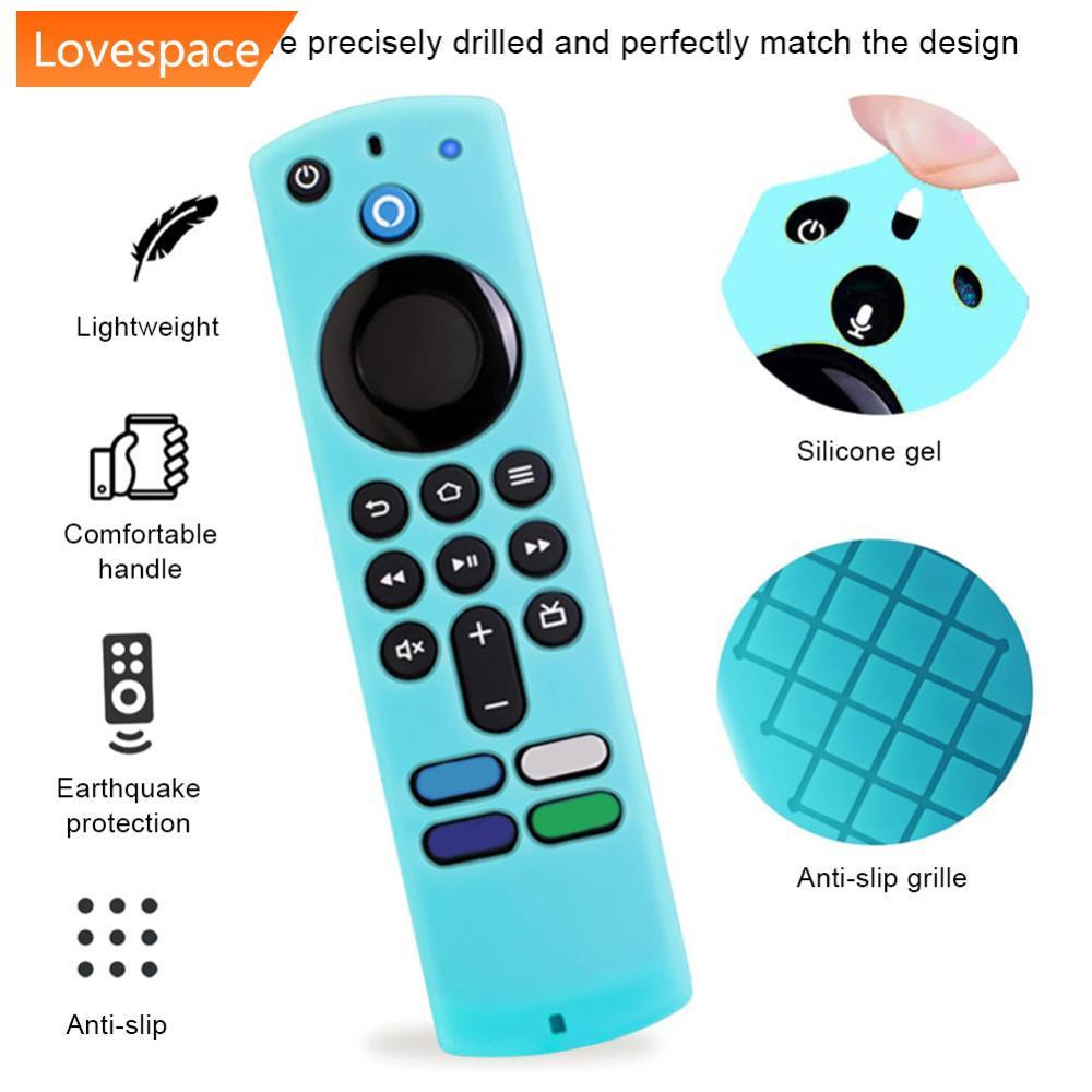 LS-STORE Capa De Substituição Para Fire TV Stick (3a Geração) L5B83G Protetora De Silicone Controle Remoto Resistente À