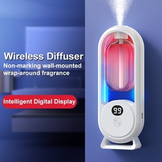 Difusor Automático 5 Modos com Luz e Display – Umidificador de Parede/Mesa
