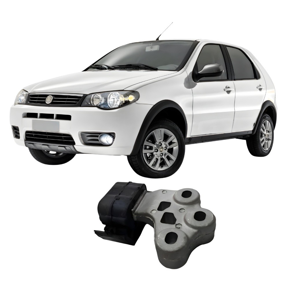 Coxim Motor Lado Direito Palio Strada Uno 1.0 1.4 Superior — imagem 2 de 2