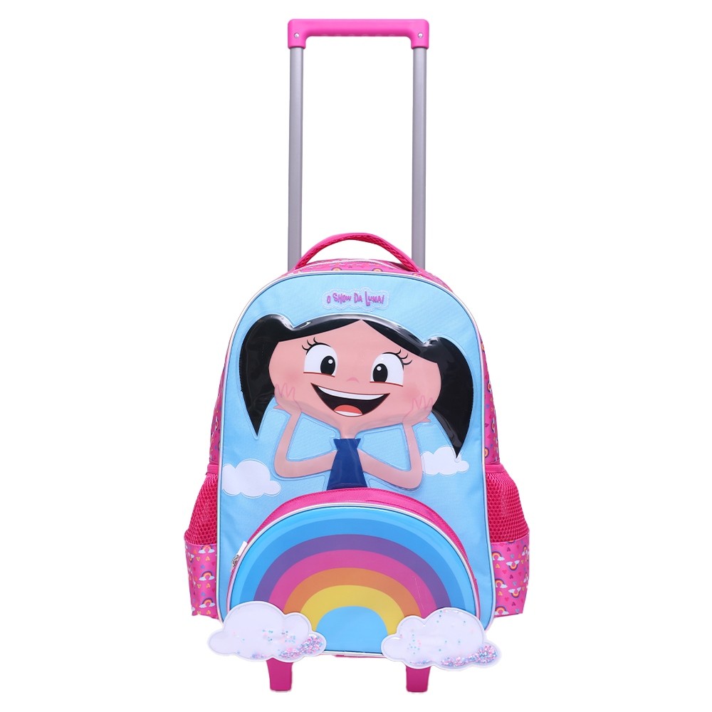 Mochila de Carrinho Escolar Infantil Show da Luna/GI Aventureiros