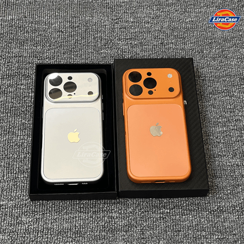 Capa Protetora Luxuosa De Vidro Fosco Para iPhone 17 16 15 14 13 Pro Max – Traseira Minimalista Com Cobertura Total