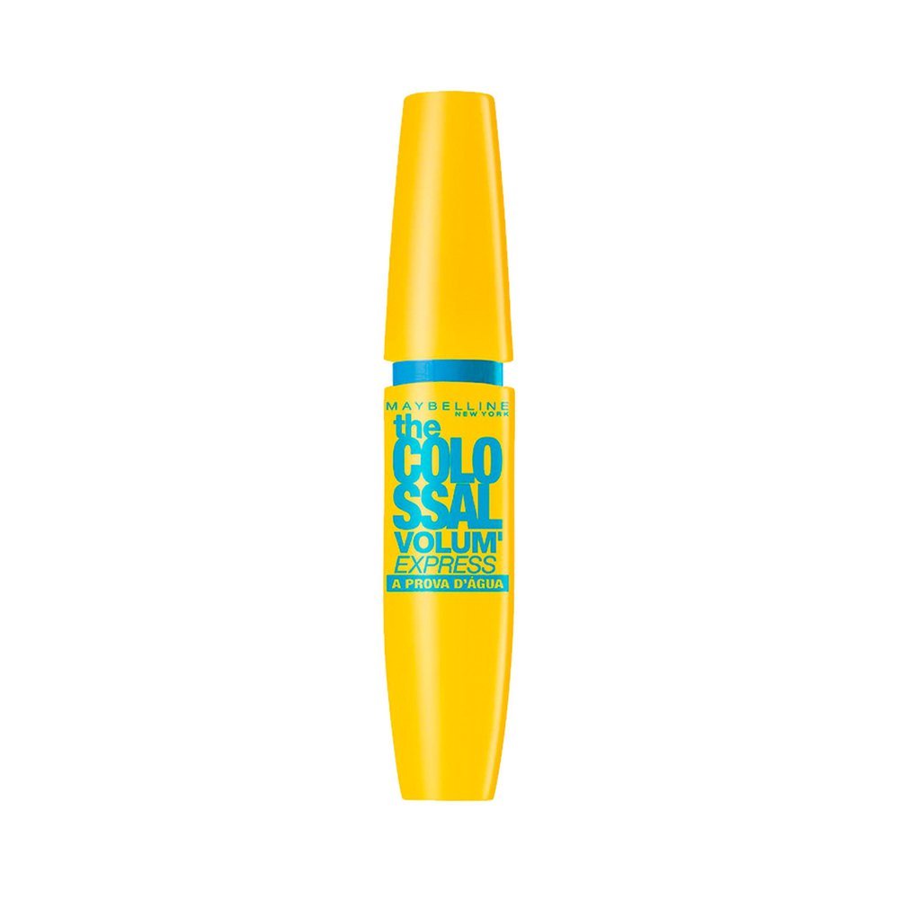 Máscara de Cílios Maybelline The Colossal Volum' Express à Prova D'água Preto 9,2ml