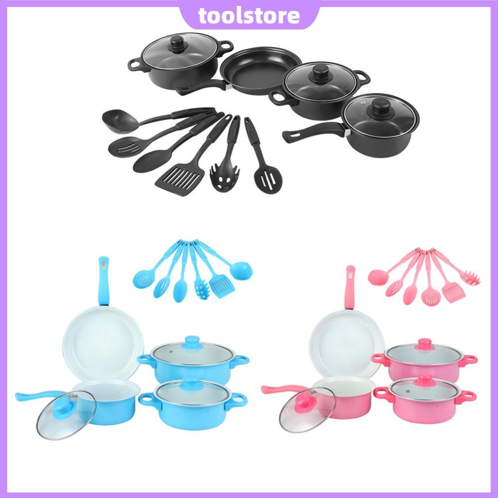 Conjunto De Panelas Antiaderentes De 12 Peças Panela Com Tampa Frigideira Profunda Para Todos Os Fogões [toolstore.br]