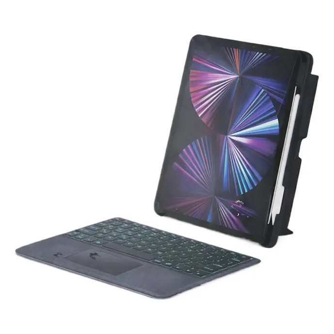 Capa Com Teclado Bluetooth Ipad 11 Air 4 Air 5 Black Green