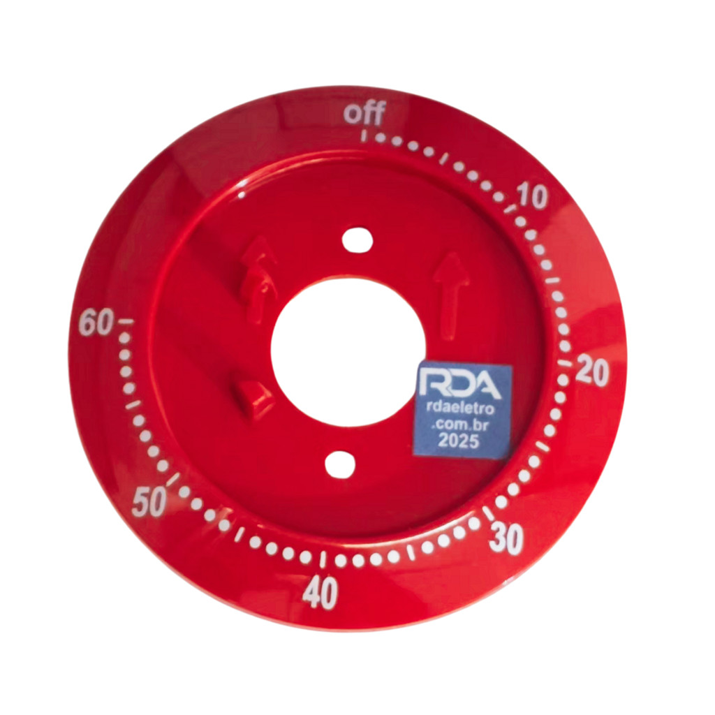 Adereço Botão Timer Vermelho Air Fryer Linha AFN40 AFN50 AFN51 AFN60 AFN80 Reposição Adereço Air Fryer