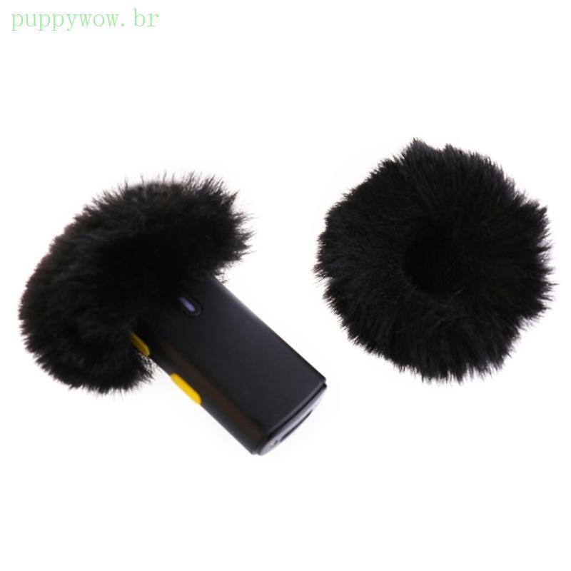 PUP 1 Peça K10 Microfone Lapela Peludo Pára-Brisa Para 5-10mm
