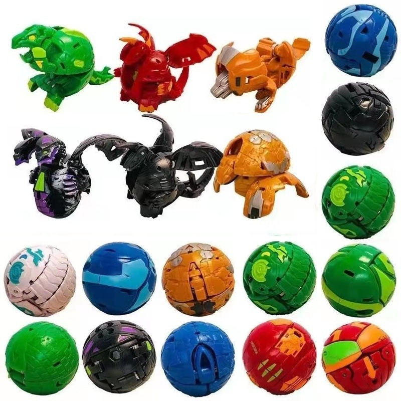 (Estoque pronto) Anime Bakugan Battle Brawlers Vestroia Gundalian Invasores Unicórnio Figura de Ação Transformável Brinq