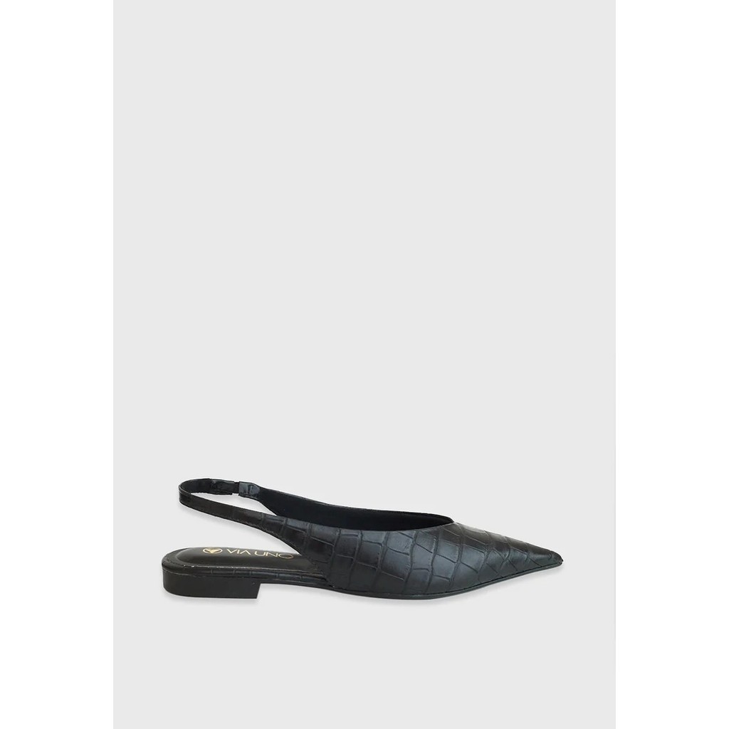 Sapatilha Via Uno Bico Fino Slingback 966004