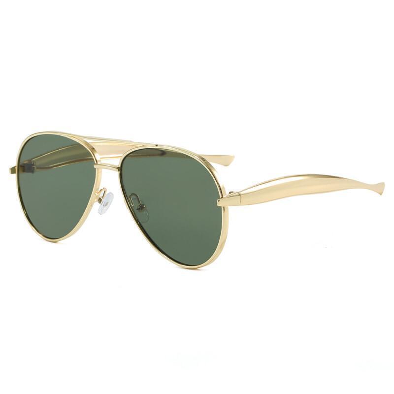 Novos óculos de sol estilo aviador vintage Y2K, óculos de sol para homens e mulheres, estilo punk, populares para uso ao