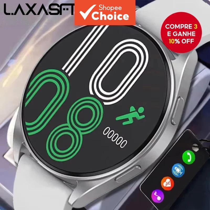 LAXASFIT 2026 Novo Smartwatch Bluetooth Chamada Esportiva Monitoramento de Saúde Relógio Inteligente para Homens