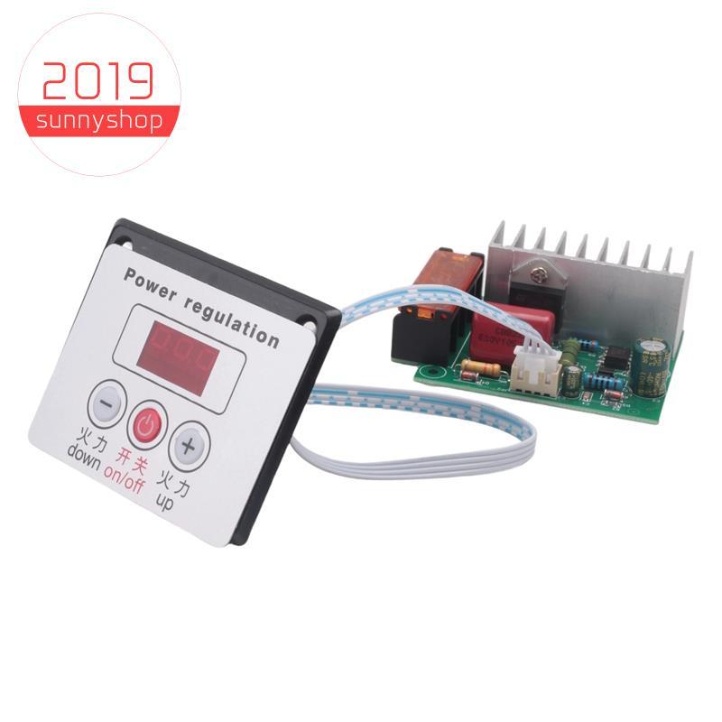 [Bestseller S] 4000W AC SCR Regulador De Tensão Dimmer Controlador De Temperatura De Velocidade Do Motor Elétrico Para M