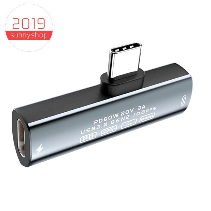 [Bestseller S] Cabo Divisor USB-C 2 Em 1 Tipo Para Dual Type PD60W Carga Rápida Transferência De Dados De 10 Gbps