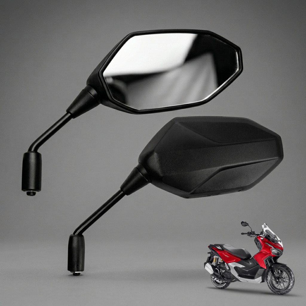 Par Retrovisor Moto GVS Honda ADV 150 Lente Convexa Premium
