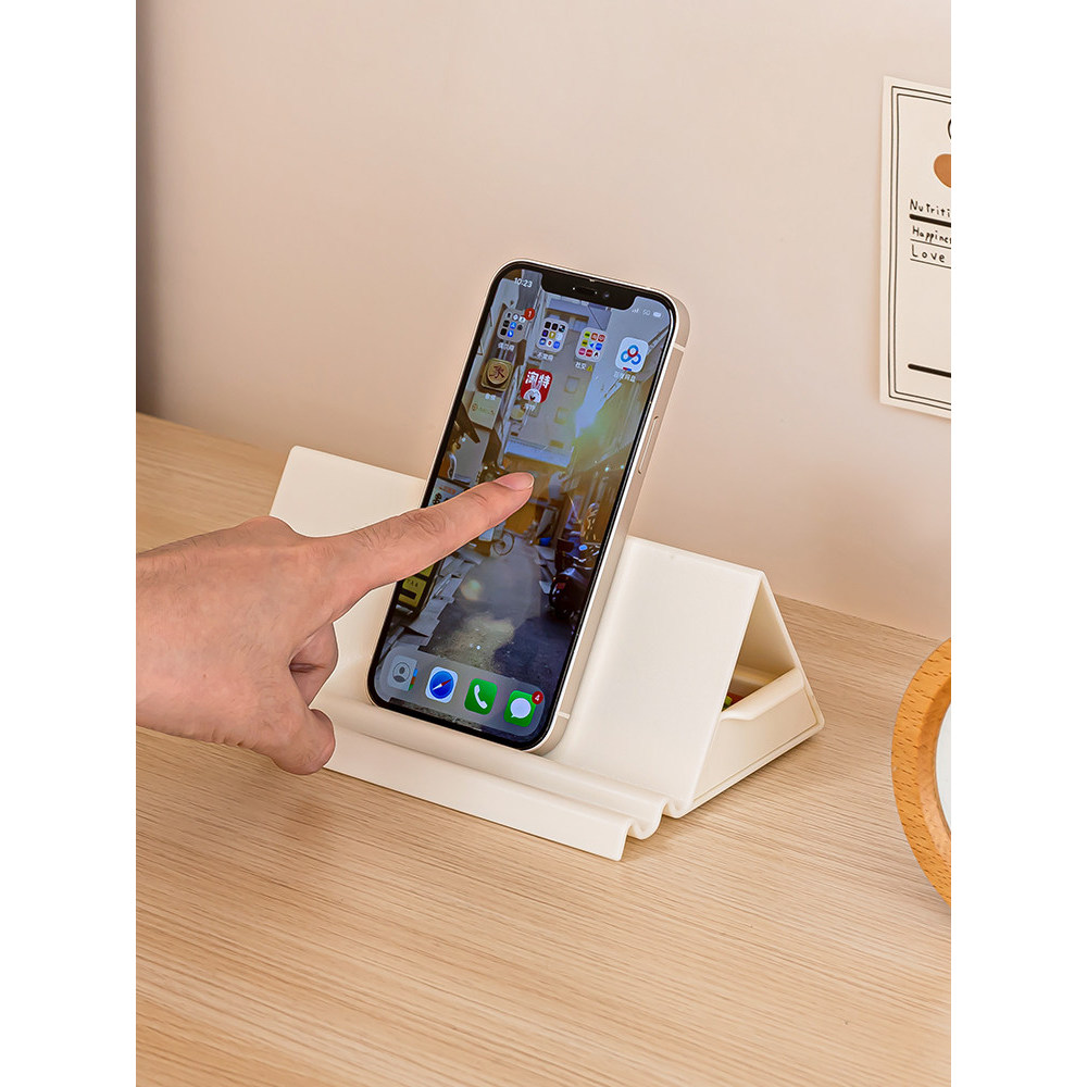 Criativo caneta titular caixa de armazenamento desktop do telefone móvel Tablet suporte organizador mesa prateleira cane