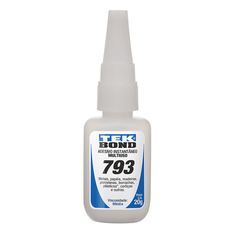 Cola adesiva instantânea 793 com 20g Tekbond