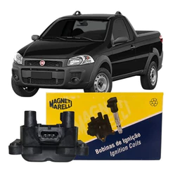 Bobina De Ignição Fiat Strada 1.4 8v Fire Flex 2014 Marelli